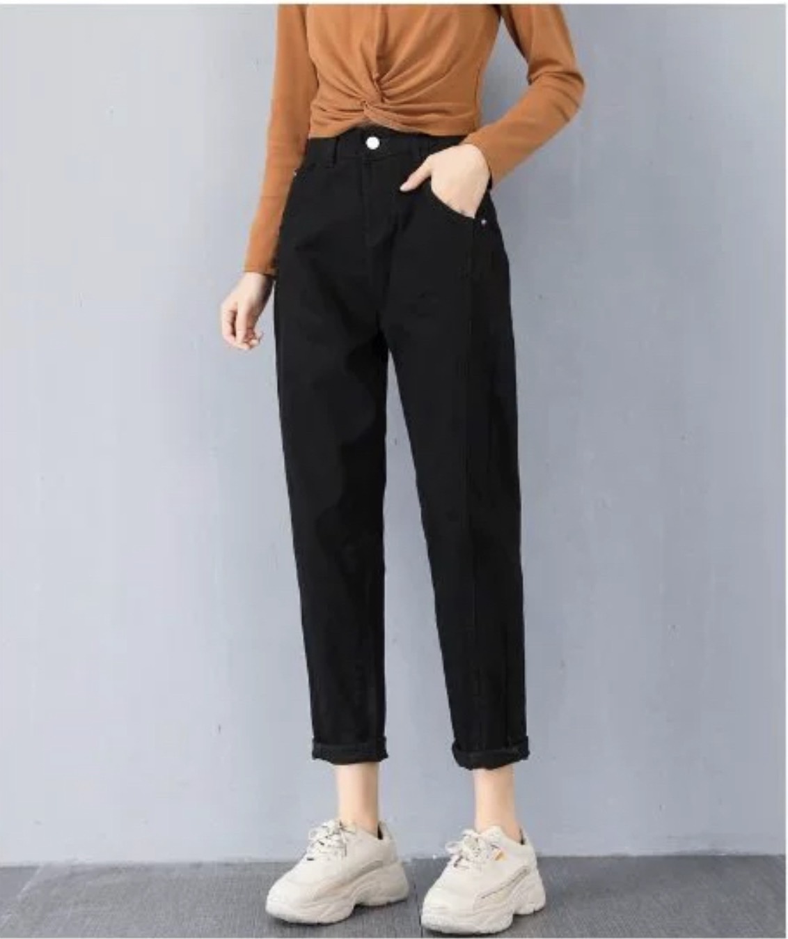 [HCM][40kg~80kg] QUẦN BAGGY JEAN BIG SIZE NỮ TRƠN TRUYỀN THỐNG