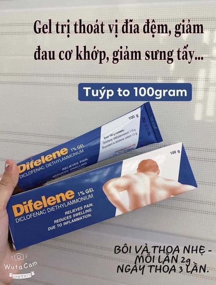 Xoa bóp thoát vị đĩa đệm,bại hông defelene thái lan - kem xoa bóp defelene thái lan