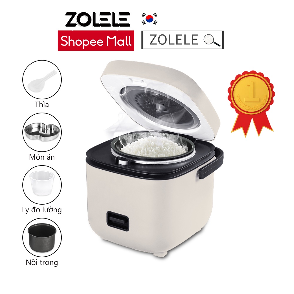Nồi cơm điện mini ZOLELE ZB001 1.2L (Lòng nồi 800ml)