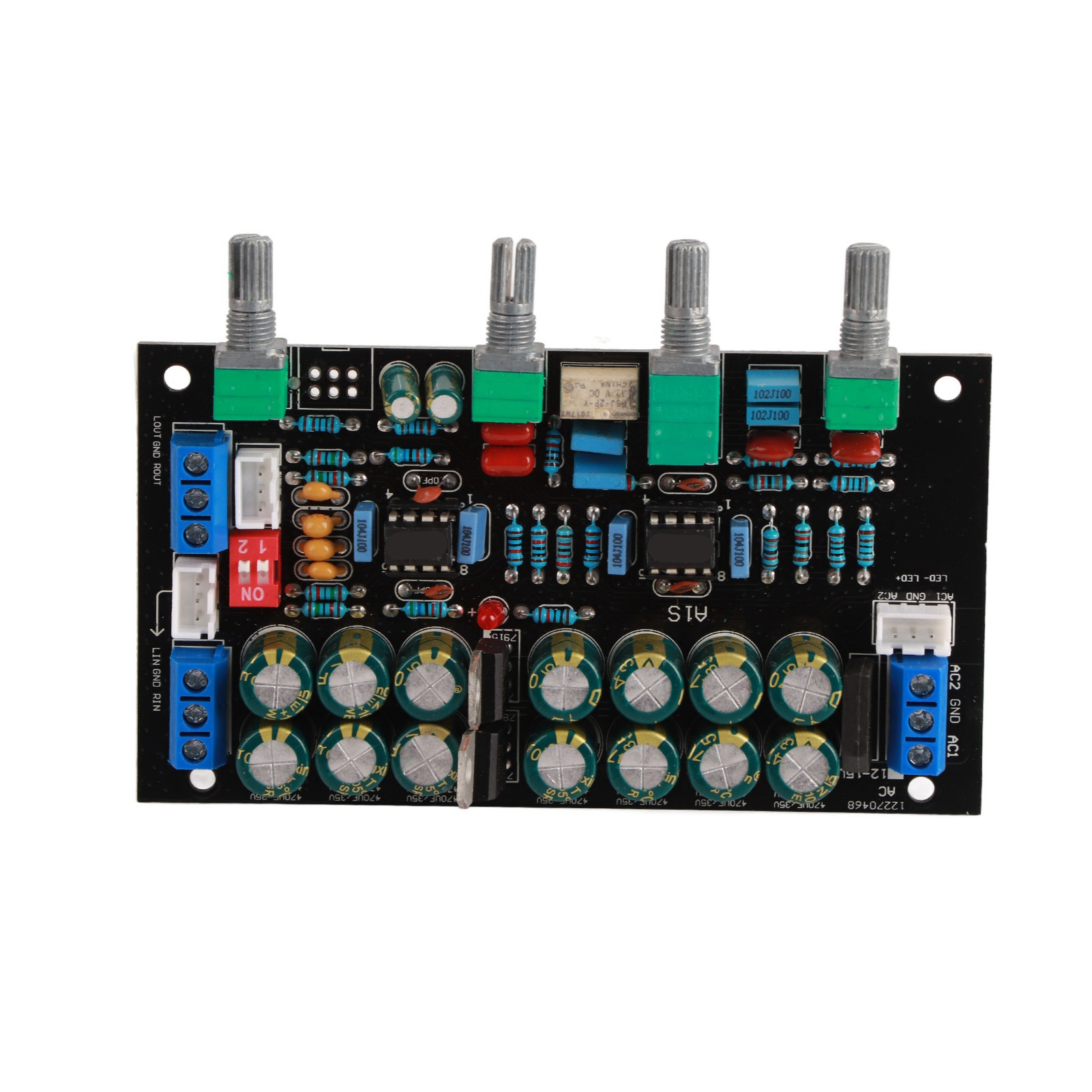 Zonejoy Tone Board A3 Class A HiFi Preamp 4 Knobs Digital Sound Remover Module Control Components