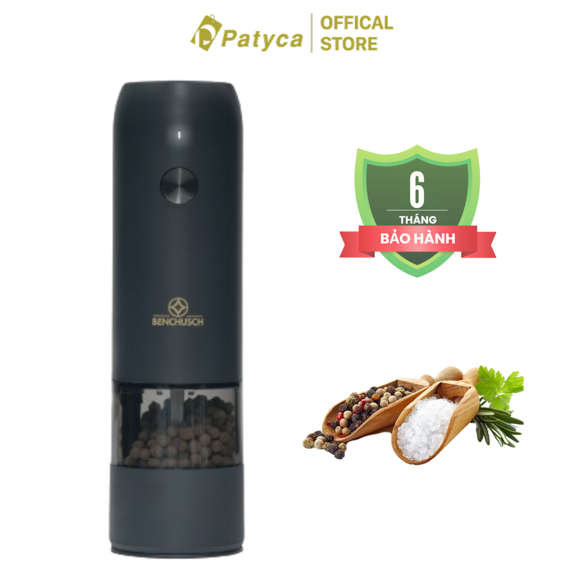 Máy Xay Tiêu Tự Động Bằng Điện Benchusch