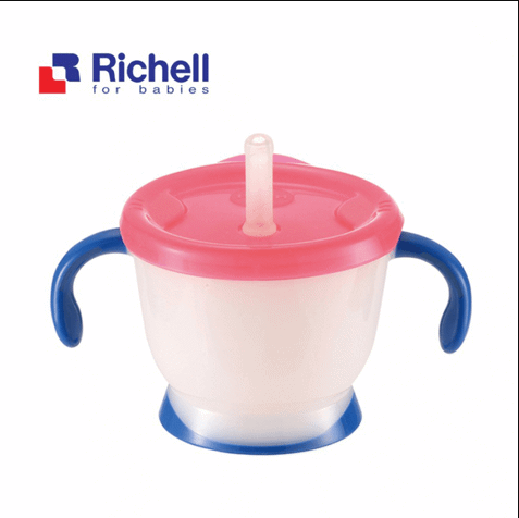 [HCM]Cốc Tập Uống 3 Giai Đoạn Cho Bé Richell 150ml