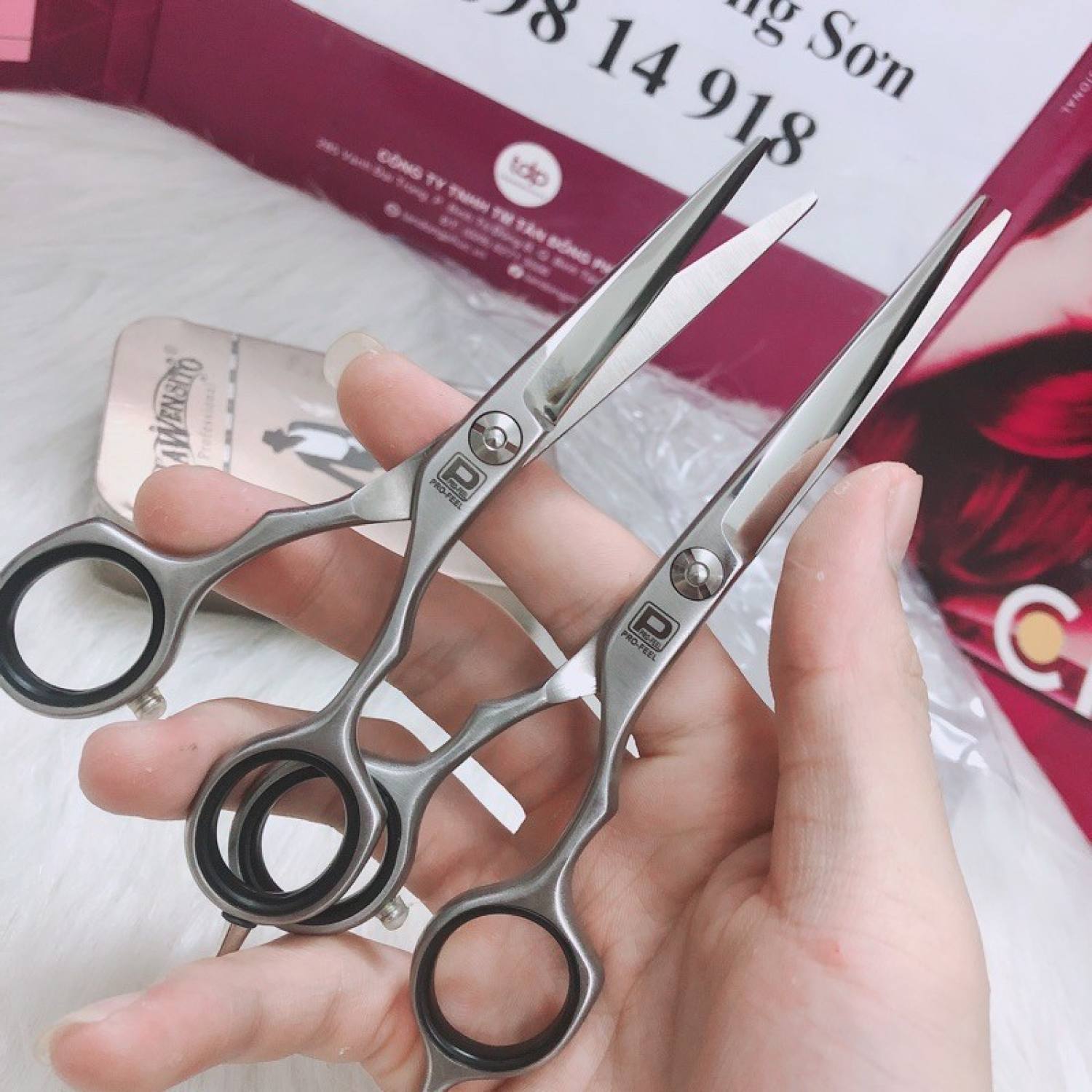 Kéo cắt tóc nữ size 5.0 5.5 inch chính hãng Nhật Bản