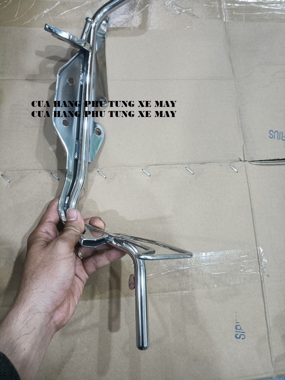 Gác máy xe Sirius inox 304
