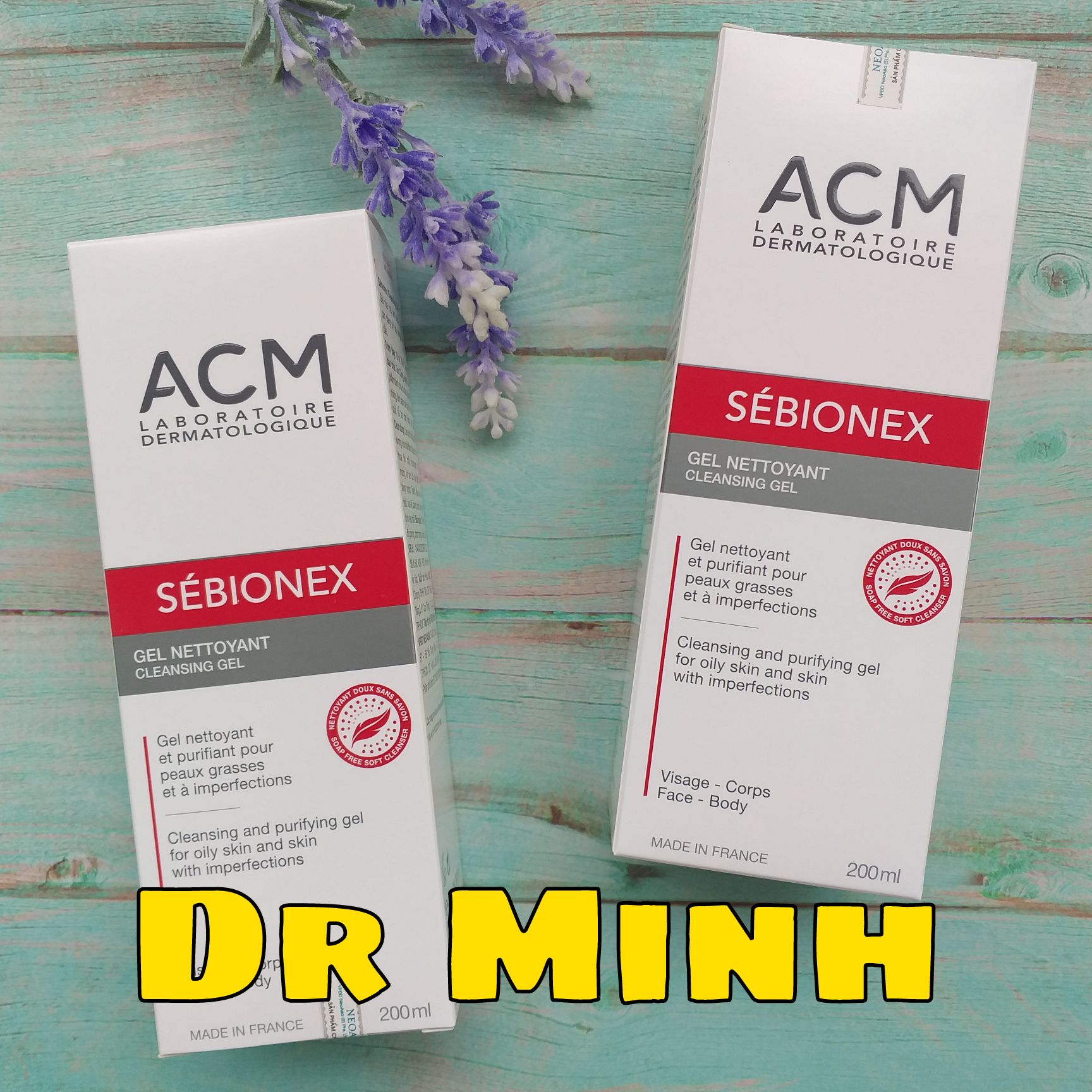 Gel rửa mặt Sebionex 200ml dành cho da mụn, da nhờn