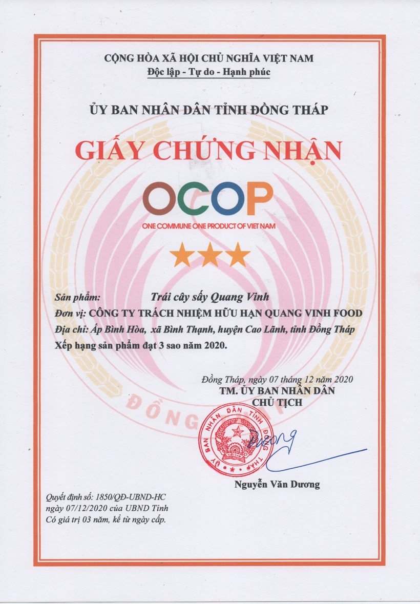Khoai sấy Quang Vinh