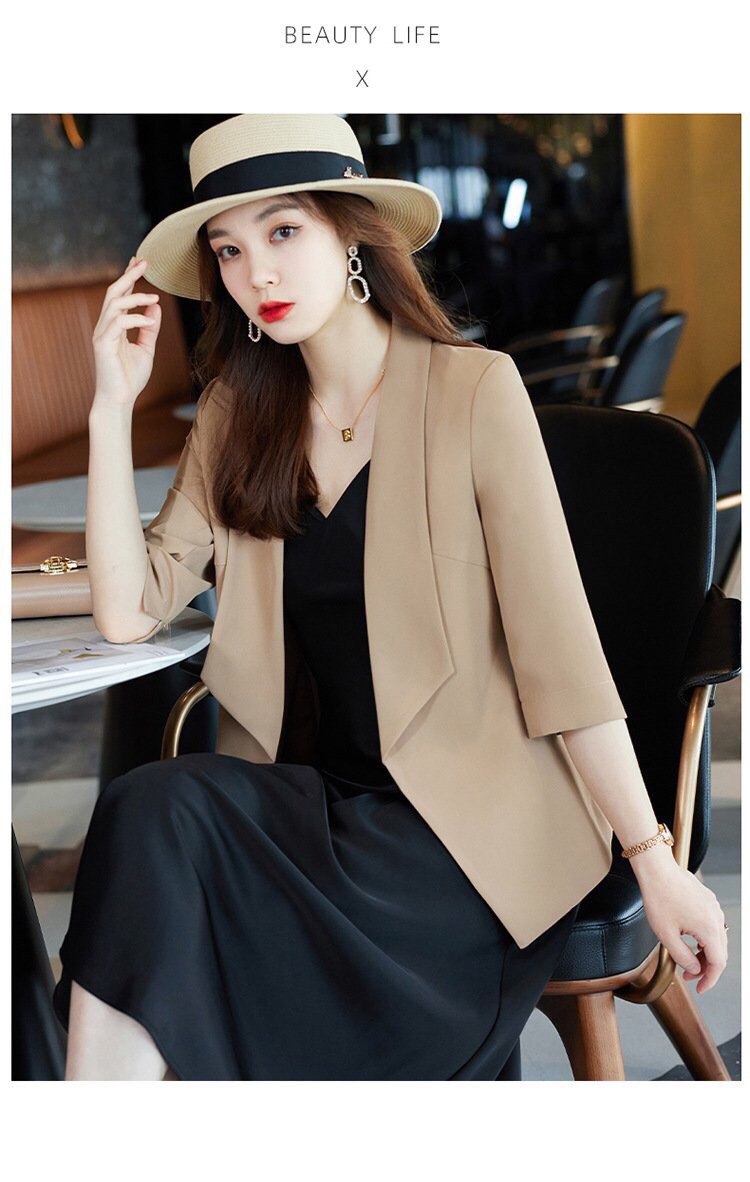 SeT  Đầm Kèm Áo Khoác Vest  Cao Cấp