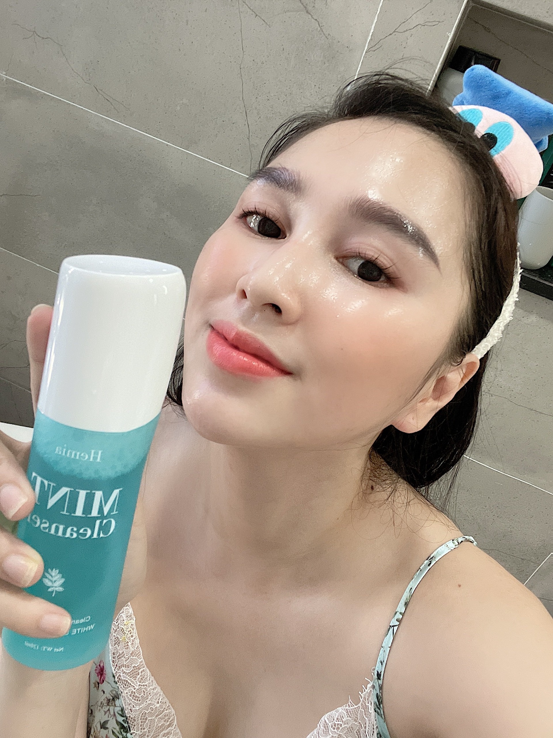 SỮA RỬA MẶT MINT CLEANSER  HEMIA [ Trắng da, ngừa Mụn]