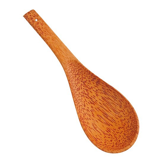 Vá gỗ dừa bến tre size 22 cm dùng trong món canh, cơm