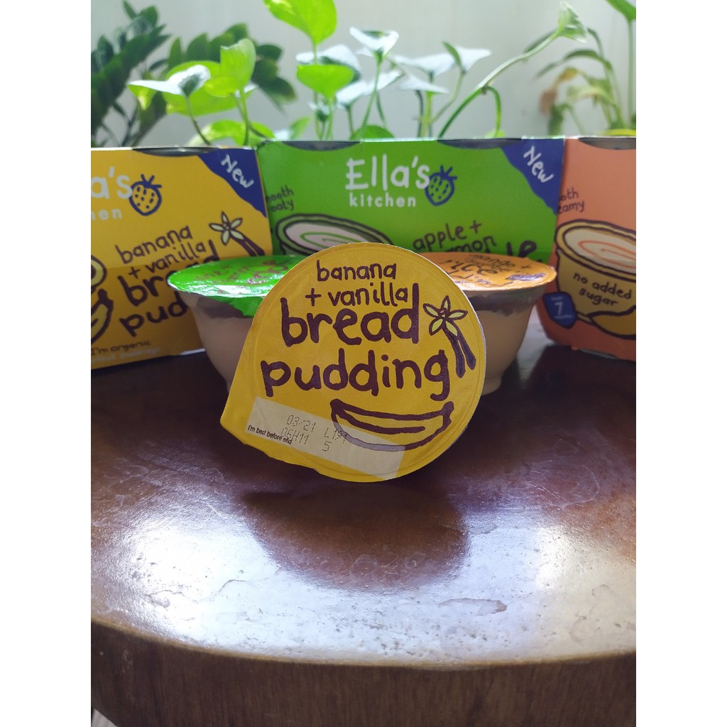 Pudding Ella’s Kitchen Cho Bé 7m+ 4 Hộp x 80g (Hàng Air Anh)