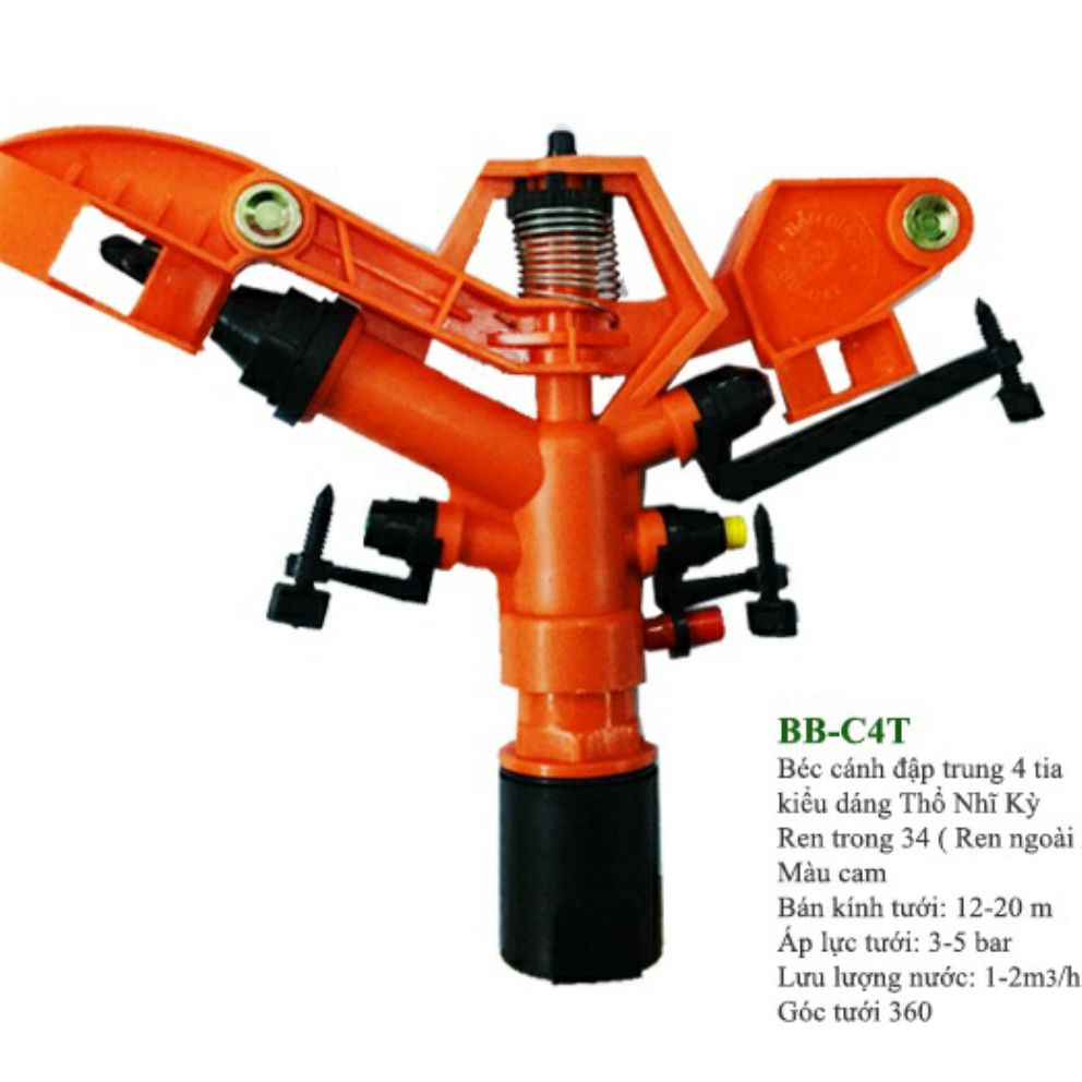 Bộ 2 béc cánh đập ren trong 34 thổ nhĩ kì