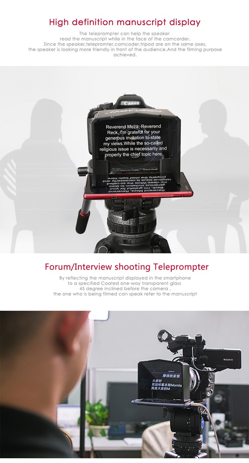 Máy nhắc chữ Teleprompter Bestview T1