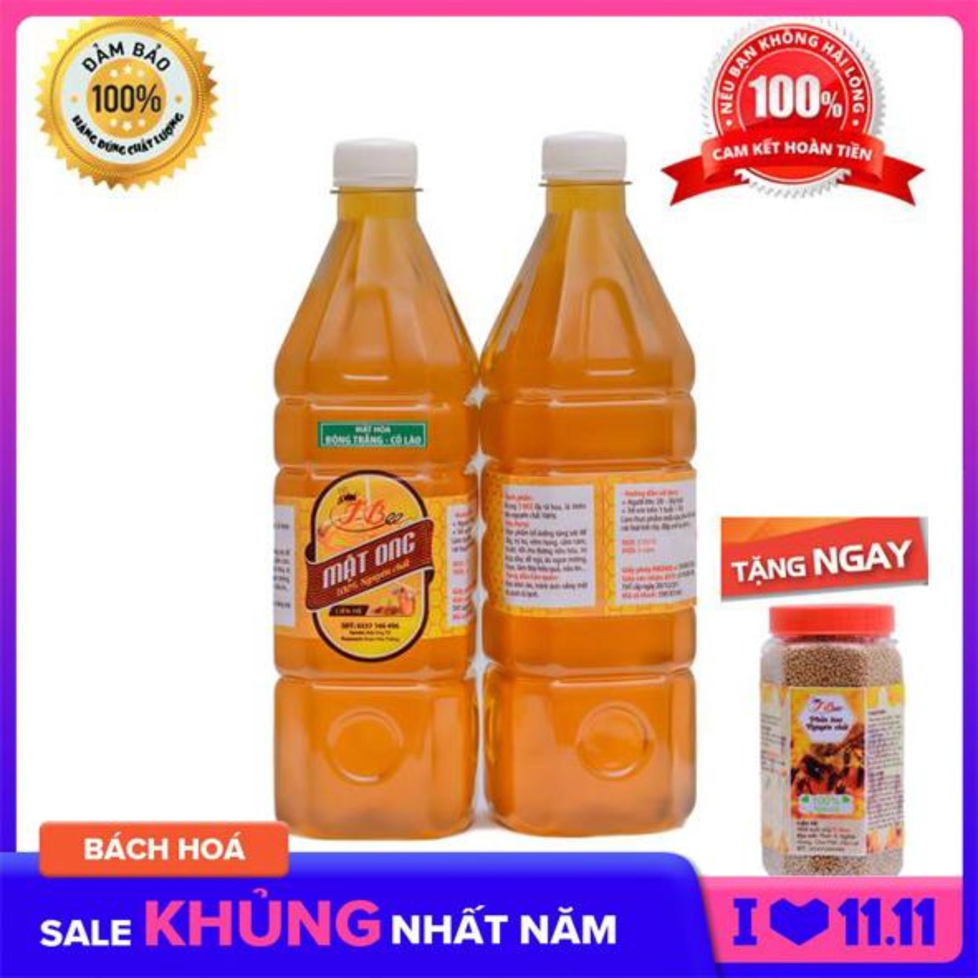 2Lít Mật Ong Nguyên Chất trị dạ dày T-Bee