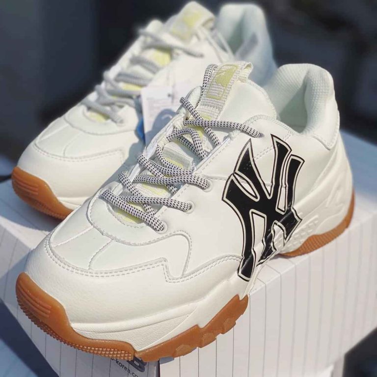 Giày Sneaker ML.B Boston Chữ W đế Màu Nâu ( Giày Thể thao Nam nữ M.L.B)