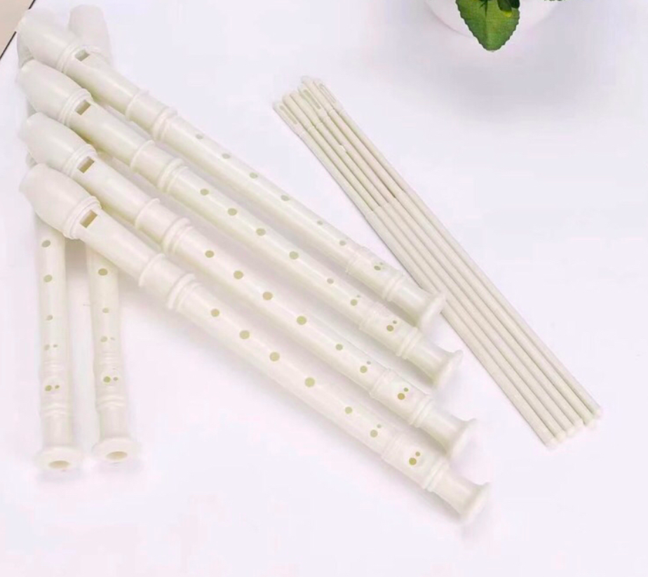 Sáo nhựa Recorder cho học sinh tập thổi (Có Túi +Que Vệ Sinh)