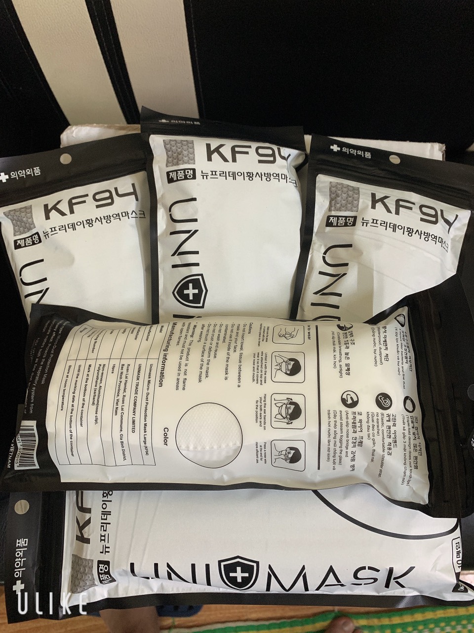 [ Combo 50c ] Khẩu Trang 4D KF94 CHÍNH HÃNG UNIMASK