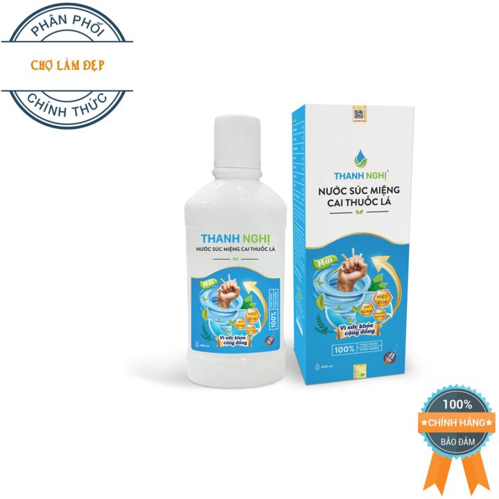 Nước súc miệng cai thuốc lá Thanh Nghị 400ml