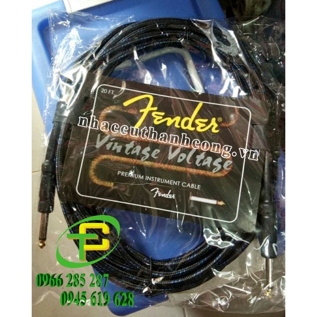 Dây line Fender, dây jack cắm từ loa qua đàn