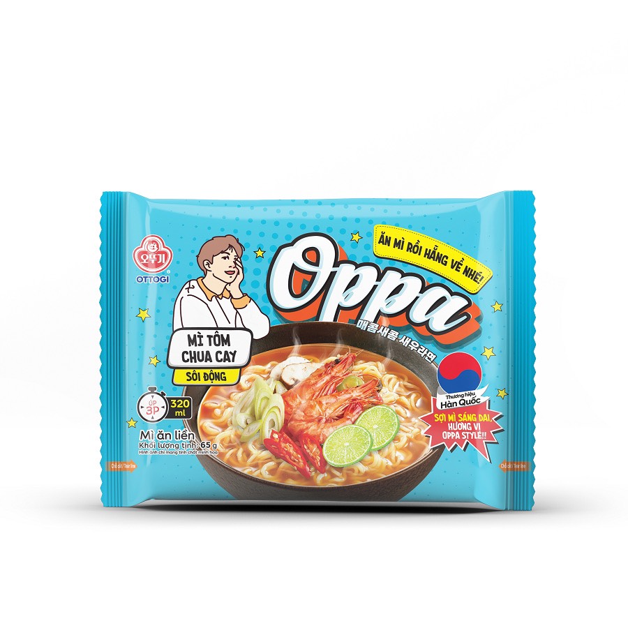 Mì OPPA ramen tôm chua cay 65g