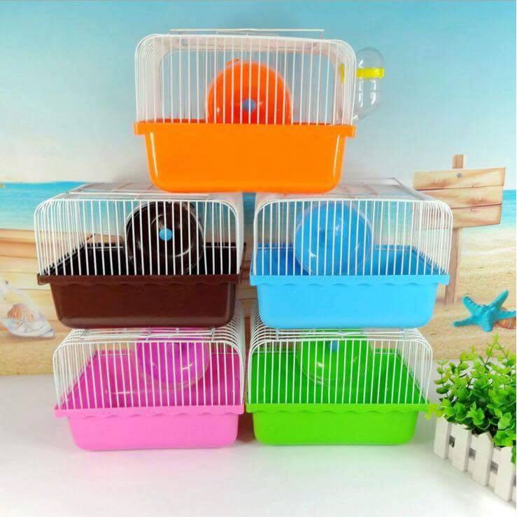 lồng mini 5 màu để xách đi hoặc nuôi đẻ hamster - T3 PETS SHOP