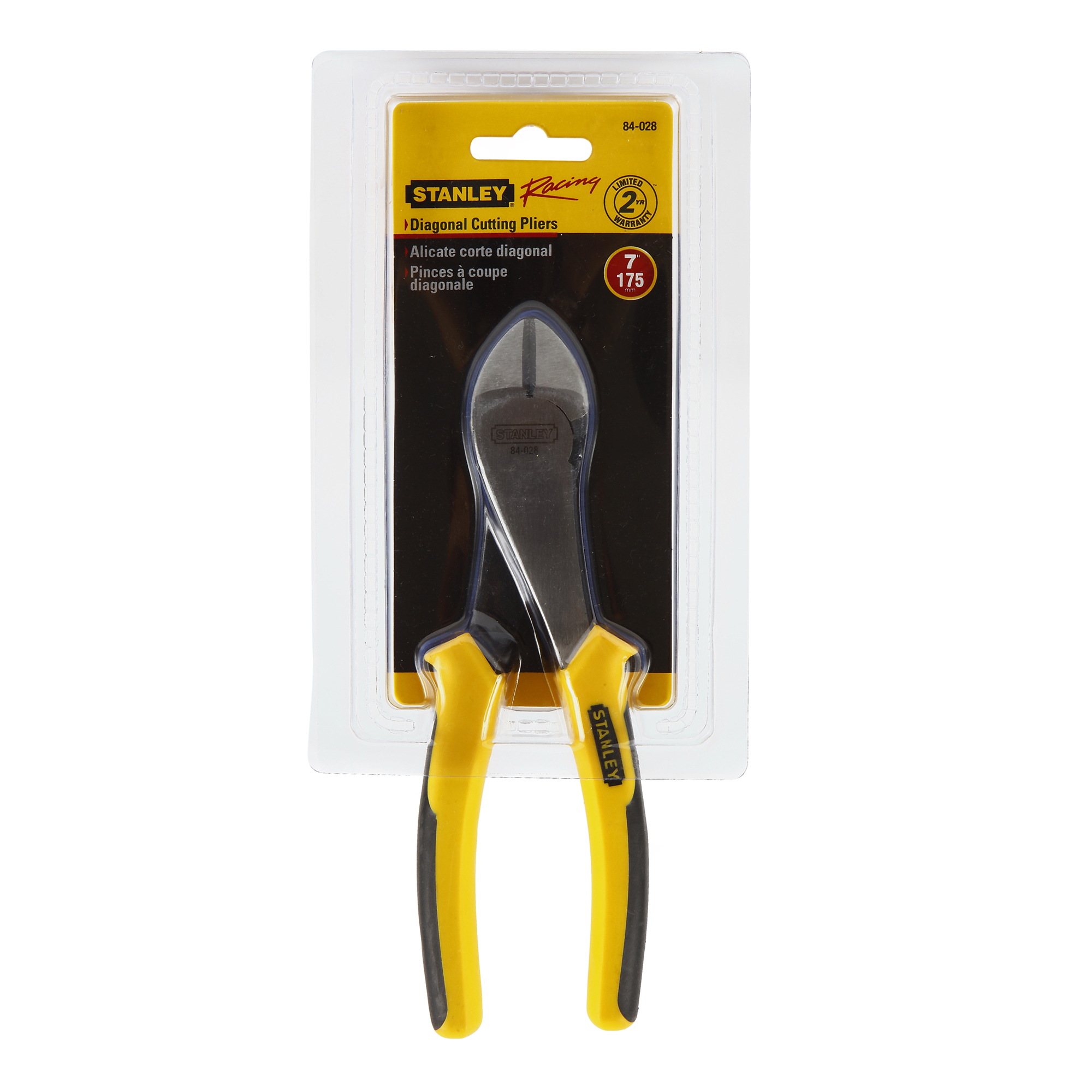 Kìm cắt 17.5cm Stanley 84-028 (Vàng phối đen)