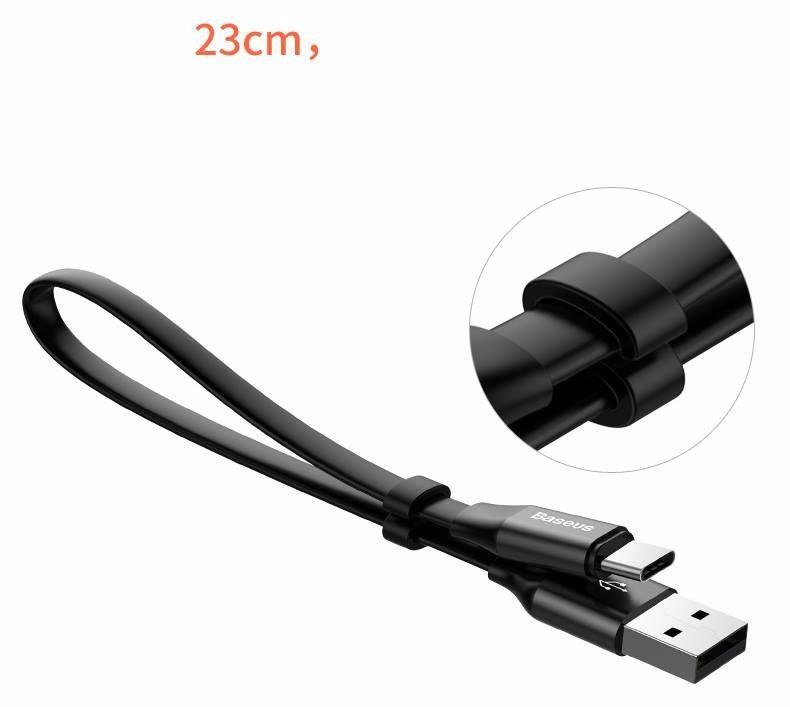 Cáp sạc Baseus 23cm USB Type-C