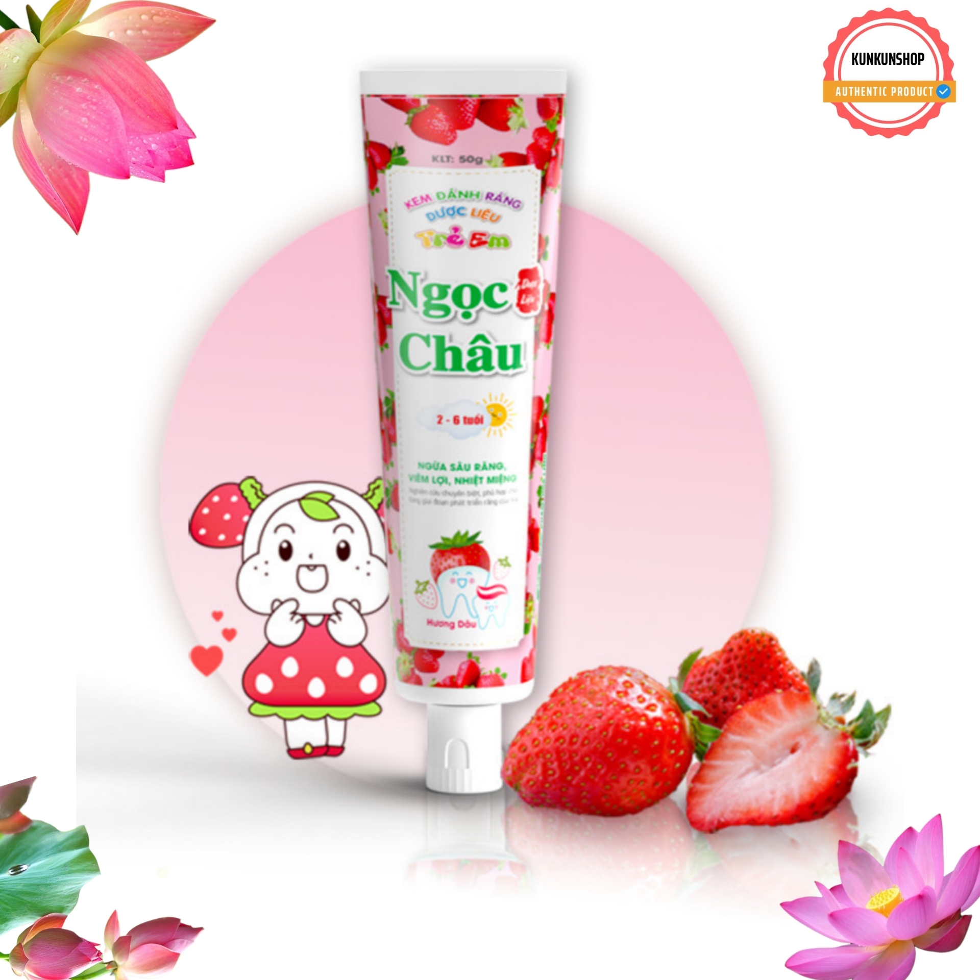 Kem đánh răng dược liệu ngọc châu