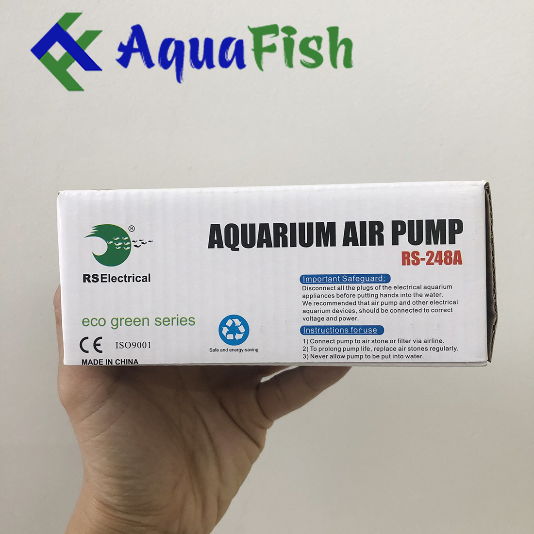 Máy sủi khí 1 vòi cho bể cá RS-248A ( tặng 1 dây quả sủi )