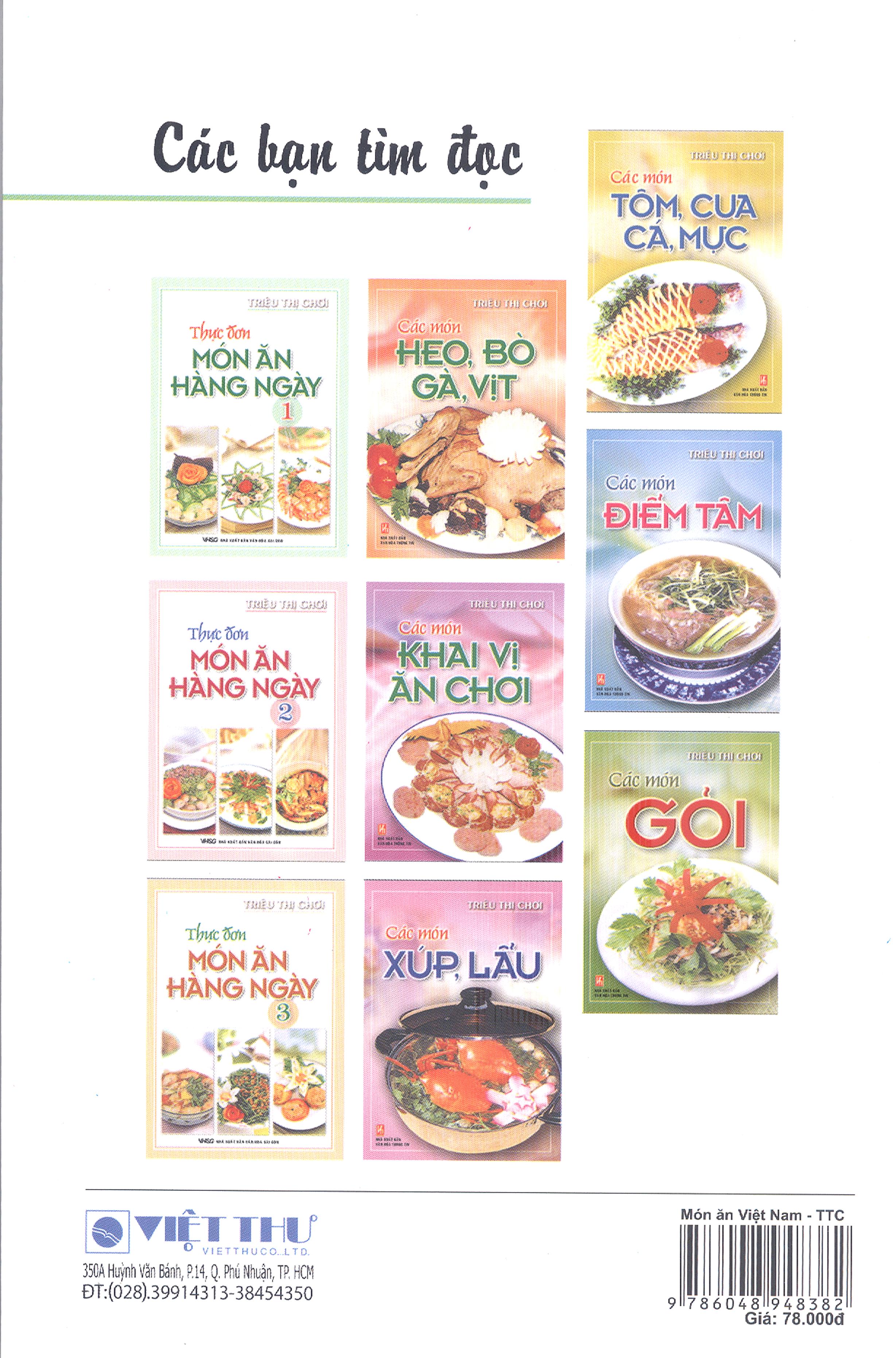 Món Ăn Việt Nam (Món Ăn Gia Đình Và Đãi Tiệc)