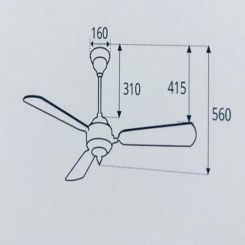 [HCM]Quạt trần Sinwa S168 cổ điển cánh gỗ