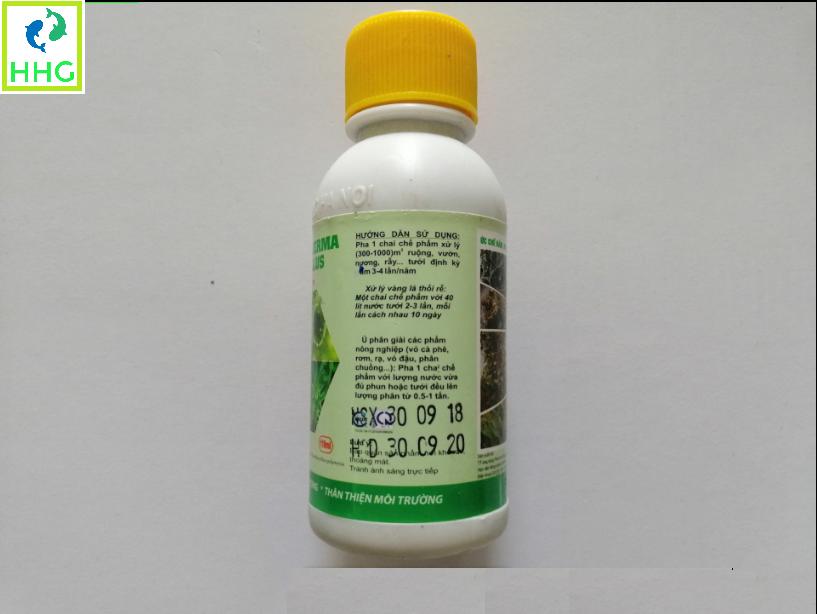 5 LỌ TRICHODERMA BACILLUS ỨC CHẾ NẤM, VI KHUẨN, TUYẾN TRÙNG