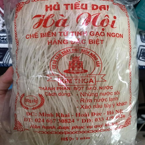 Hủ tiếu (bún khô) siêu ngon siêu dai