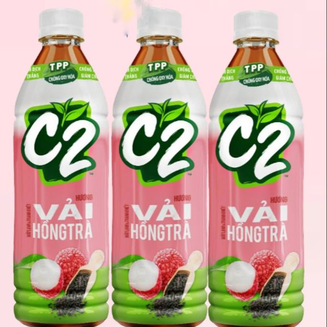 LỐC 6 CHAI TRÀ C2 ĐỦ VỊ 455ML