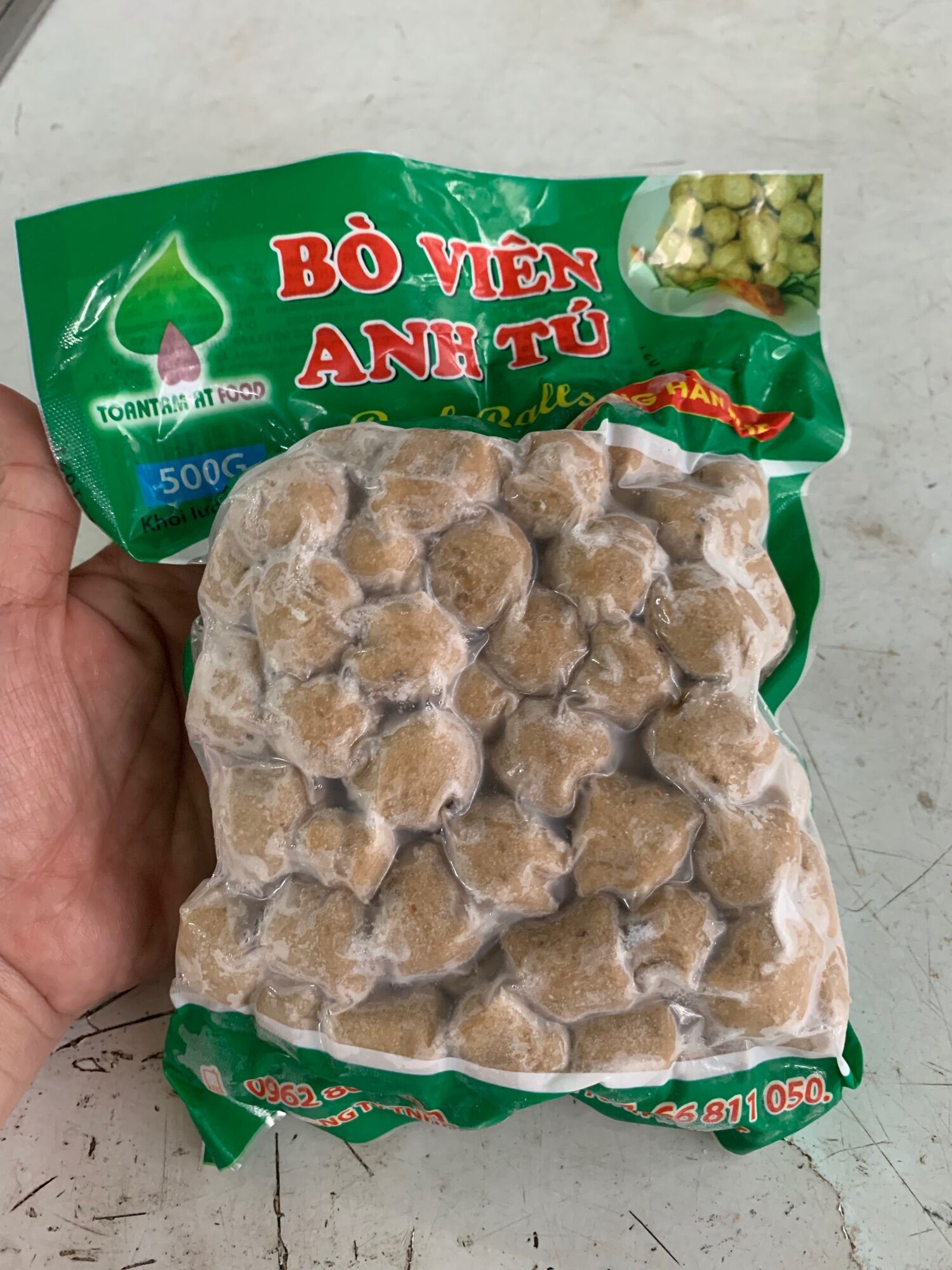Bò viên chiên ăn ngon 500g (giao hoả tốc 4h tphcm)