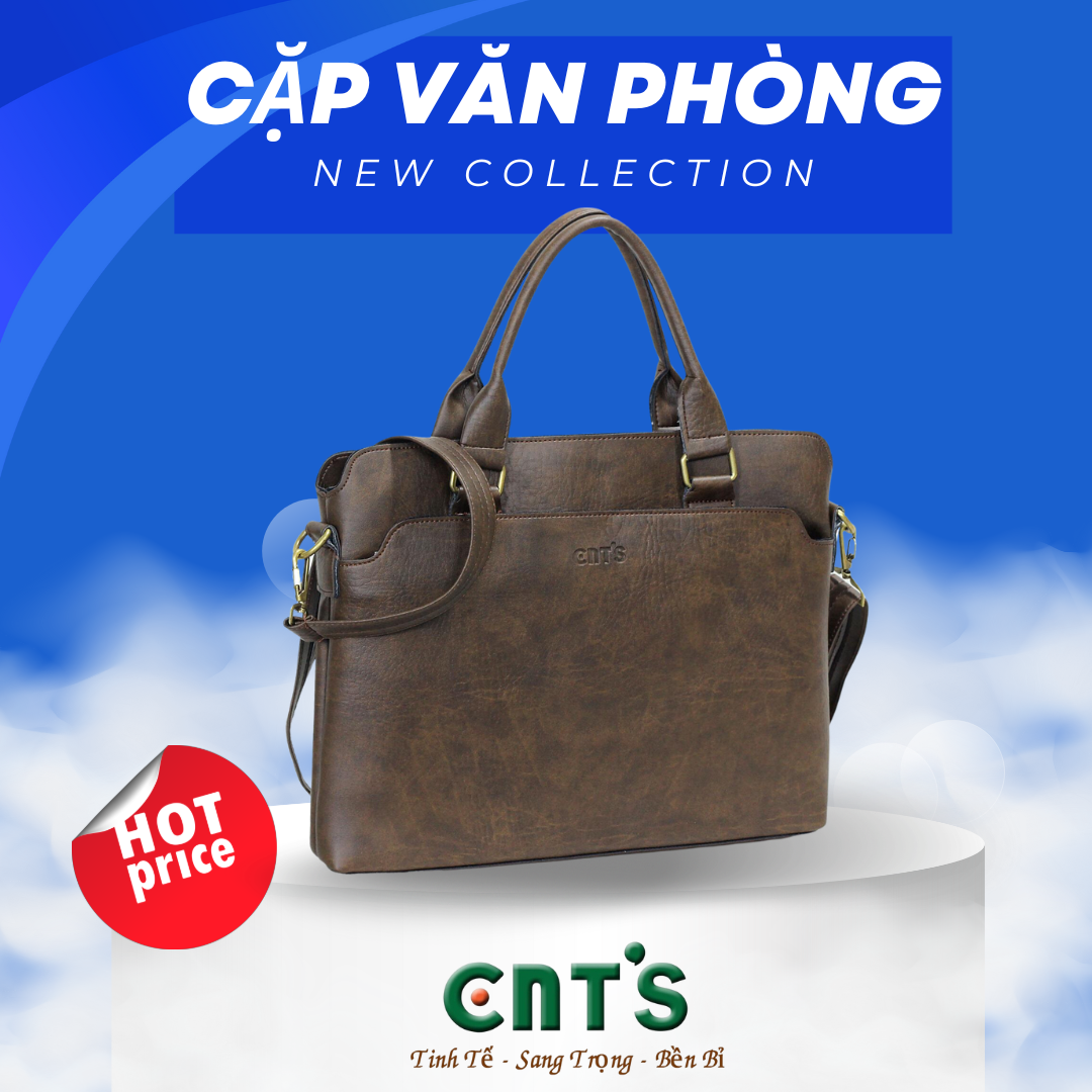 Cặp da công sở Unisex CNT HQ16 thời trang cao cấp