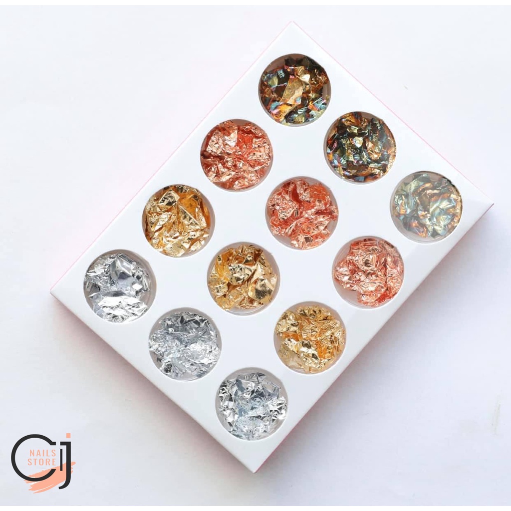{CJ Nails Store} Set giấy nhún trang trí móng
