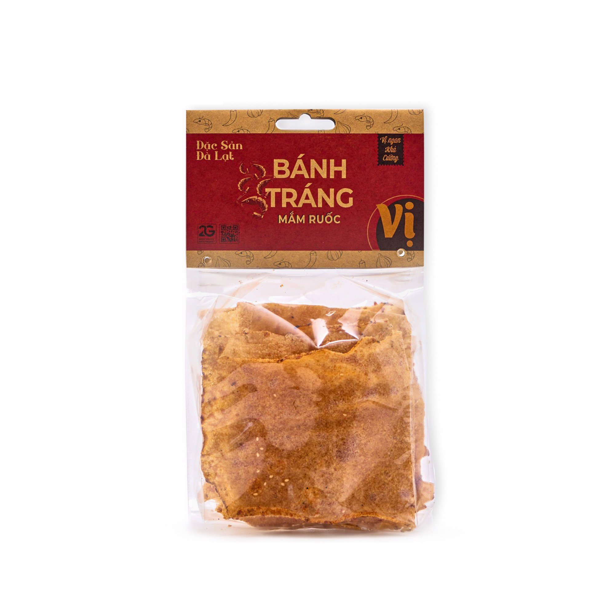 [Siêu thị WinMart] - Bánh tráng mắm ruốc Vị gói 125g