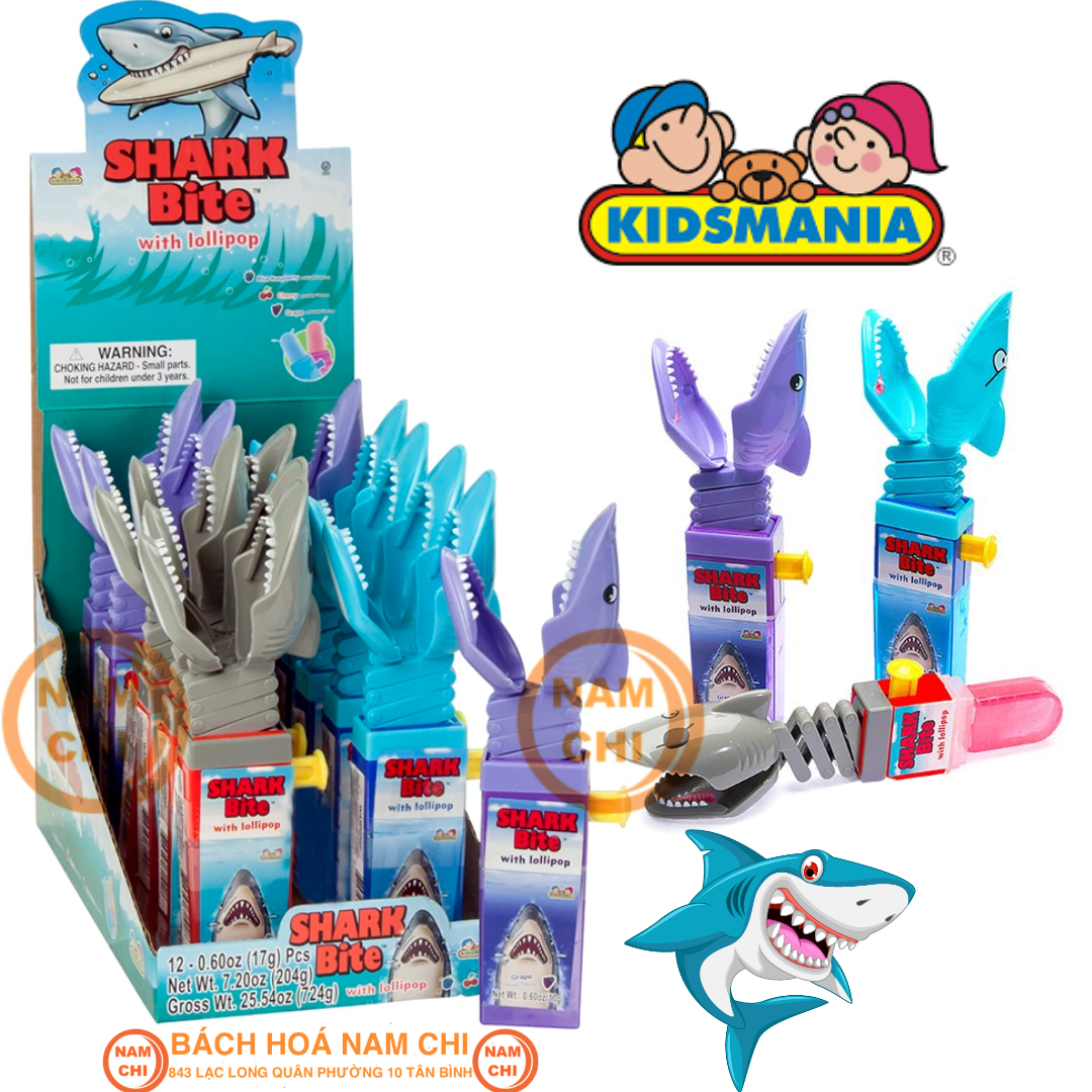 [SHARK BITE] Kẹo Đồ Chơi Cá Mập SHARK BITE Dành Cho Các Bé (Giao Mẫu Ngẫu Nhiên)