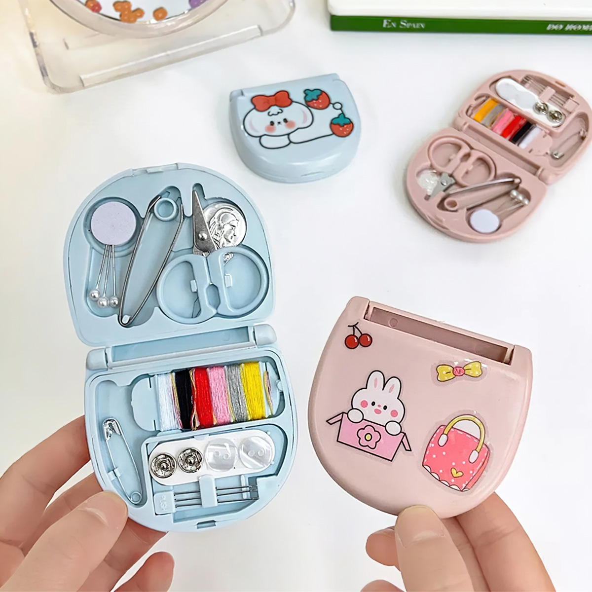 Mini multi-purpose needle box, Multi-purpose sewing needle set