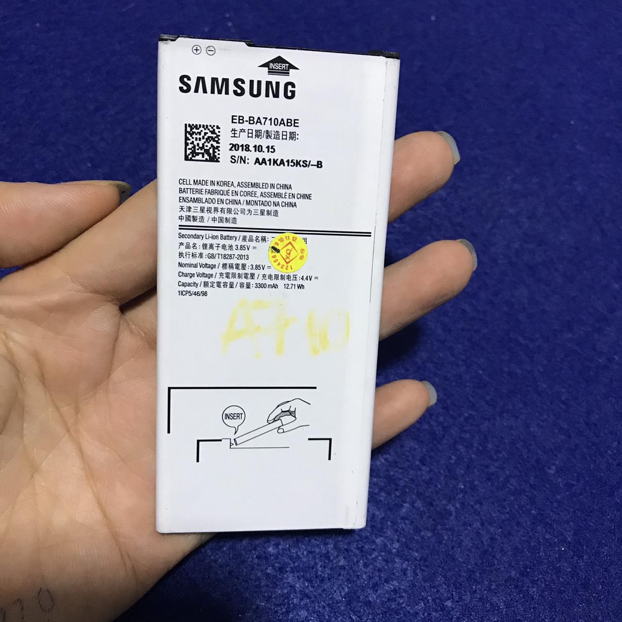 Pin Samsung Galaxy A710/ A7 2016 (EB-BA710ABE/ 3300 mAh) zin, bảo hành 6 tháng