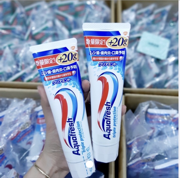 Kem đánh răng Aquafresh Nhật Bản 160g - HADACOSMETIC