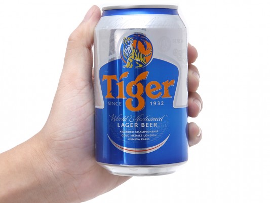Thùng Bia Tiger 24 Lon 330ml - Date mới