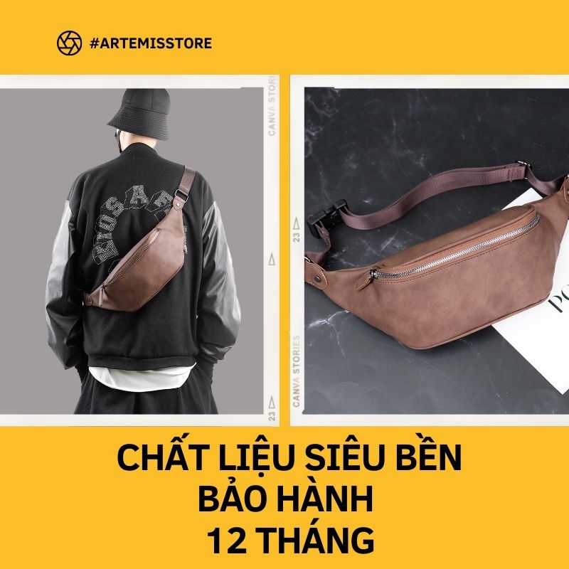 [Freeship + quà tặng 14k] Túi bao tử nam da độc lạ chính hãng Artemis store P0286U8 cô điển đi chơi, du lịch, đi tiệc, đi làm công sở, hàng đẹp, cao cấp sang trọng, chất Siêu bền, phong cách Hàn Quốc cá tính mẫu mới