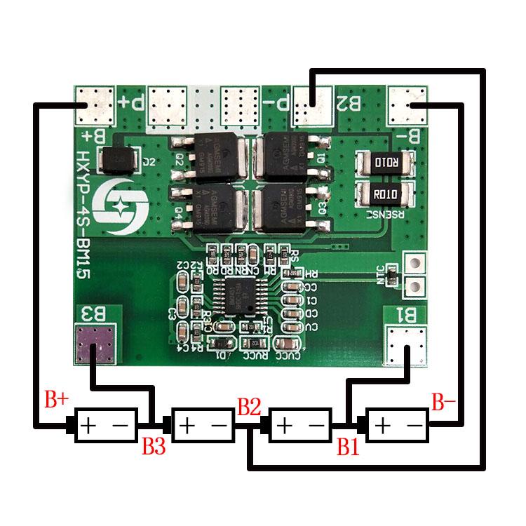 Mạch sạc bảo vệ pin 4S 20A