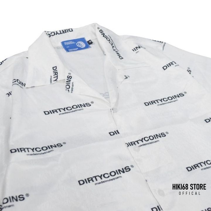 [FULL TAG] Áo Sơ Mi DIRTY COINS LOGO SS1 Chất Liệu Lụa Mềm CNK 100%