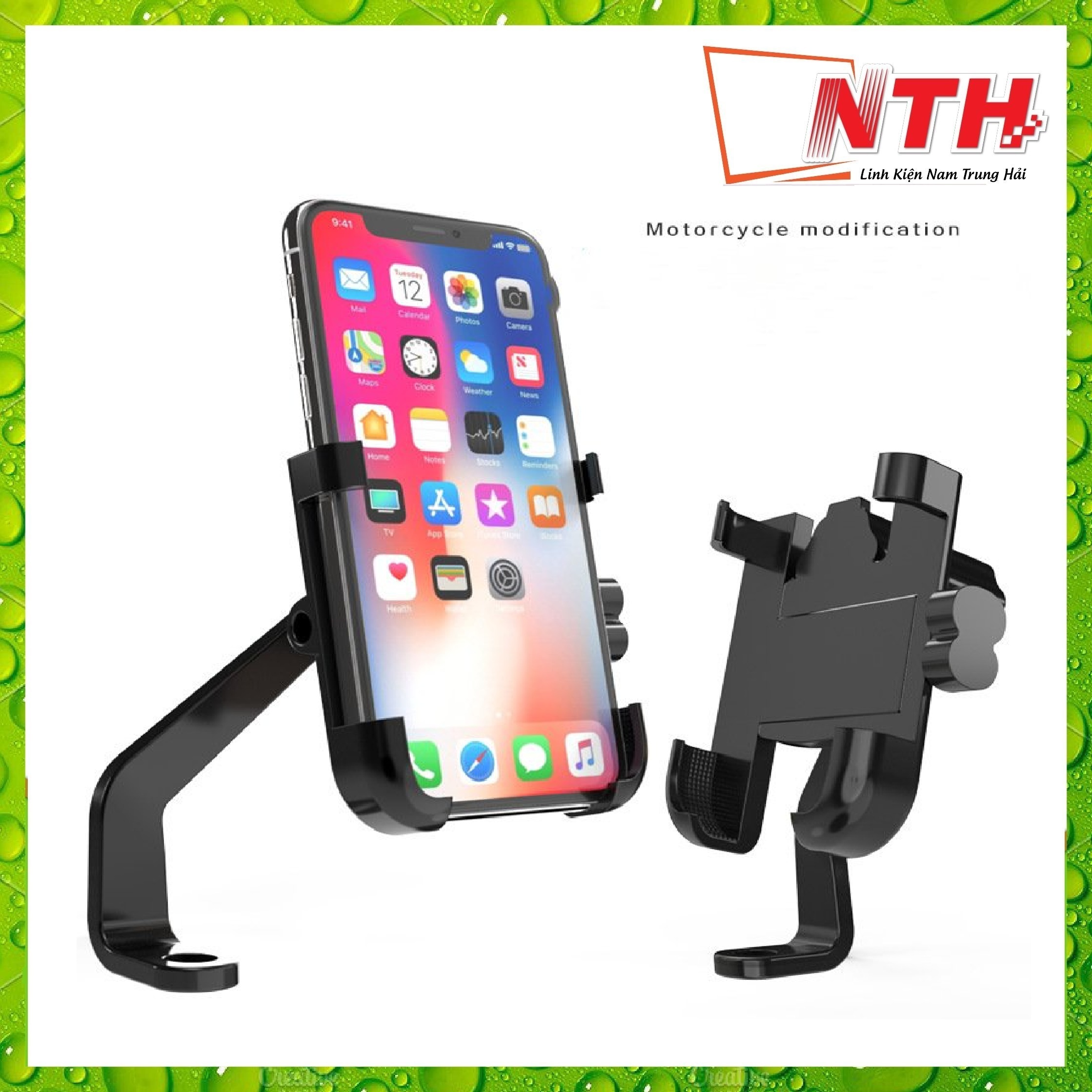 [HCM]KẸP ĐT C2 HỢP KIM GẮN XE MÁY