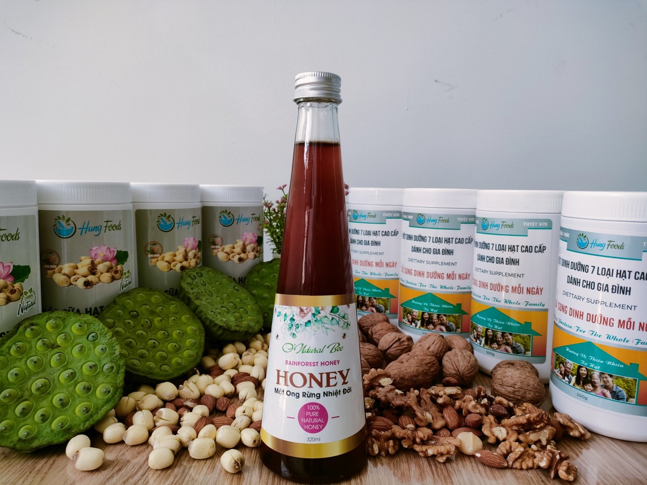 [Hàng Chính Hãng] Bột Sữa Hạt Sen Huế - Bột Dinh Dưỡng Dành Cho Mọi Lứa Tuổi - Hũ 500gr