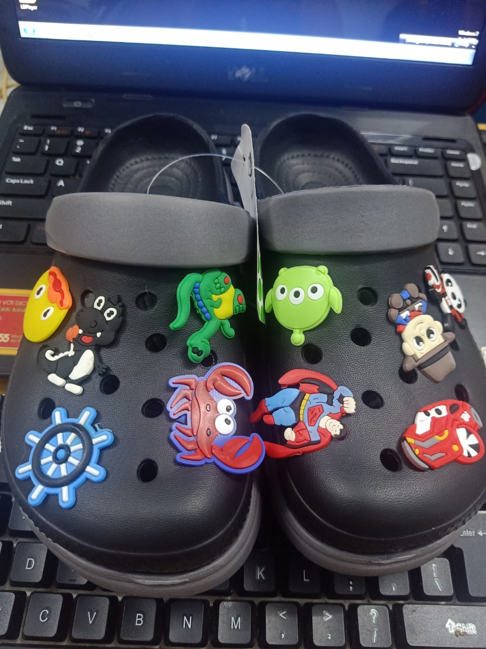 SET 5 STICKER Dép Crocs _ dép sục
