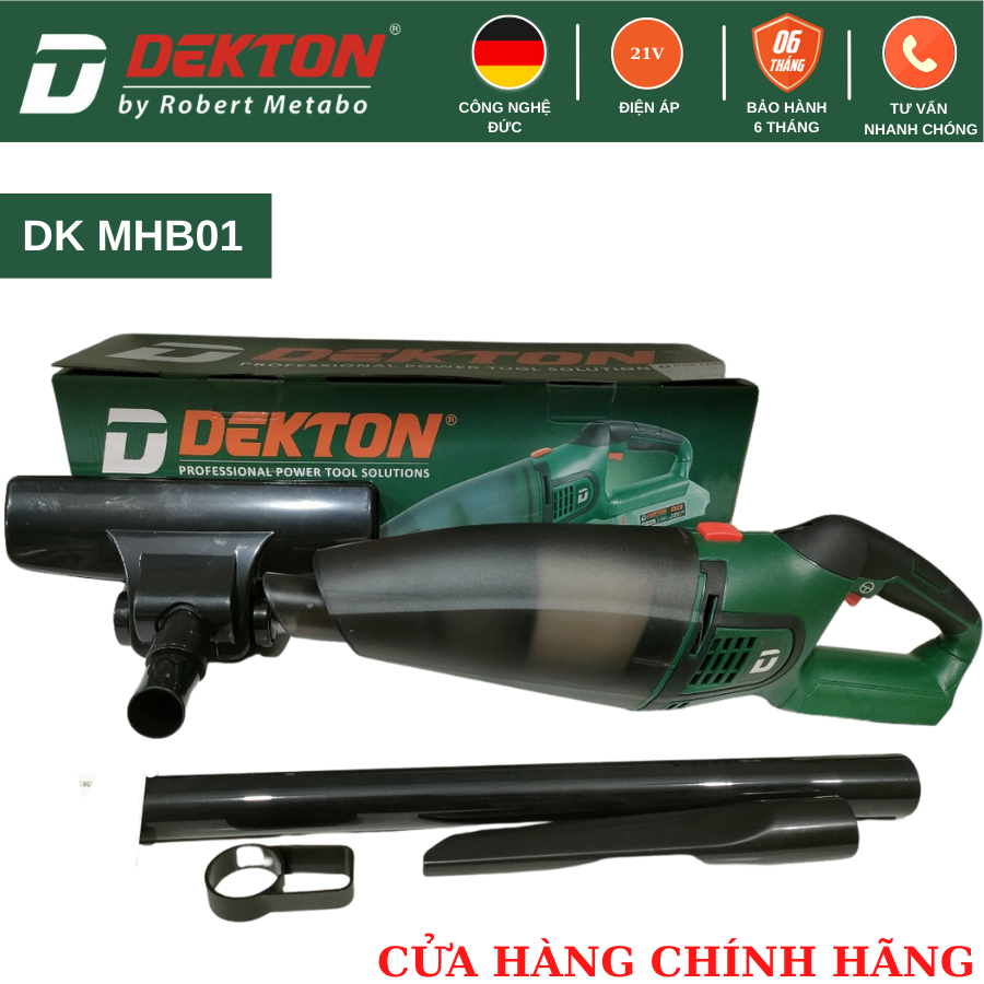 Máy hút bụi dekton/d21-mhb01 - dùng pin d21