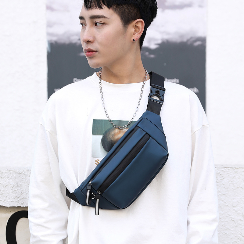 Túi đeo bao tử Unisex thời trang Hàn Quốc siêu nhẹ TC07 chống nước, có 3 kiểu đeo: đeo chéo, đeo hông, đeo vai, đeo lưng và ngực